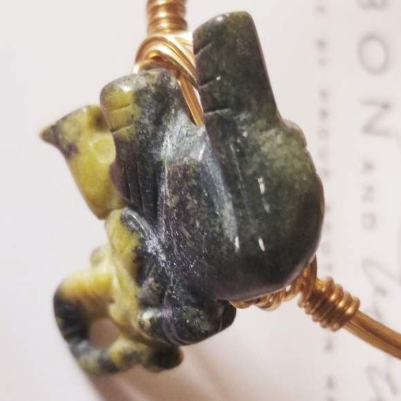 Bourbon and Bowties Wired Elephant Bracelet - Picture 11 of 12